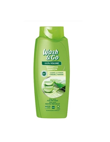 WASH&GO SAMPON 675ML ALOE VERA 
